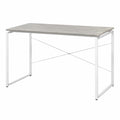 Rectangular MDF Desk with Steel Frame in Gray and White 120cm x 60cm x 75cm