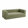 Corduroy Sleeper Sofa Green 200cm x 90cm x 75cm
